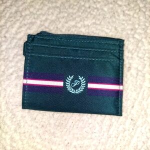 PINK Card Holder Keychain with Zip